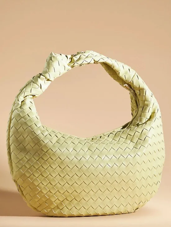 Melie Bianco Brigitte Large Oversized Shoulder Bag in Citron Color - Picture 1 of 1